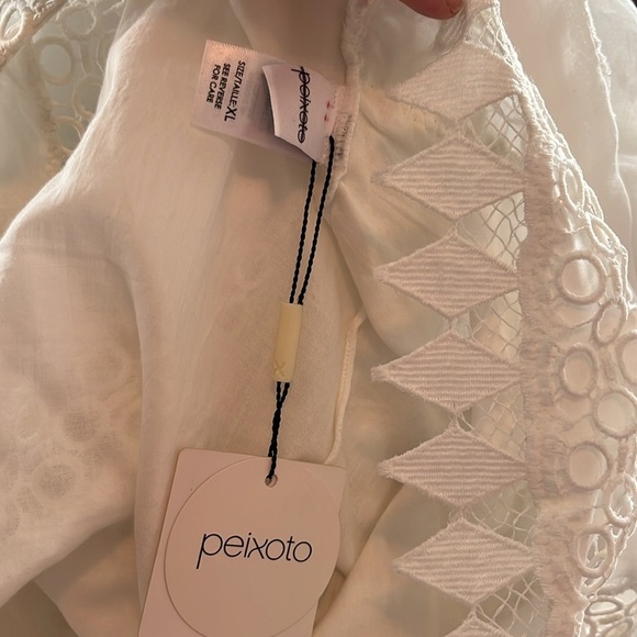 Anthropologie Peixoto Embroidered Lace Cover-Up Dress Size L NWT READ - Picture 15 of 17